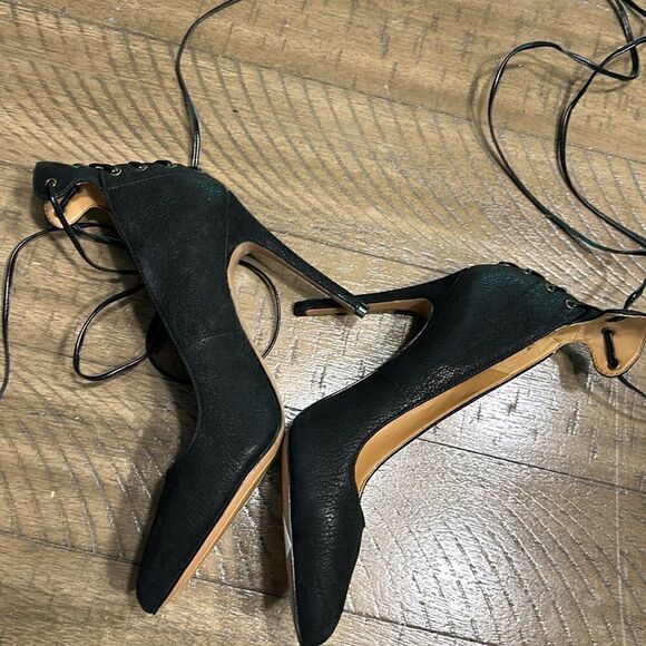 NWT Nine West ankle tie heels size 5.5 - Picture 7 of 8